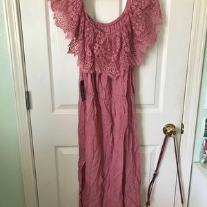 Off the shoulder dress